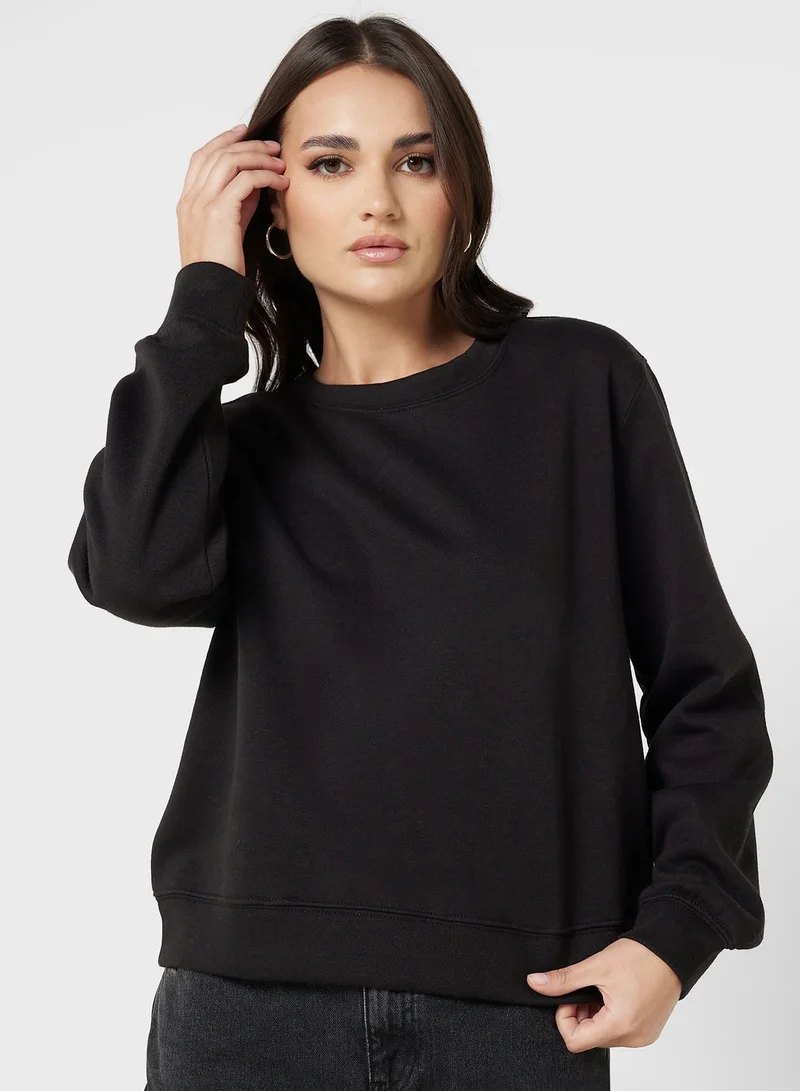 ONLY Round Neck Printed Sweatshirt