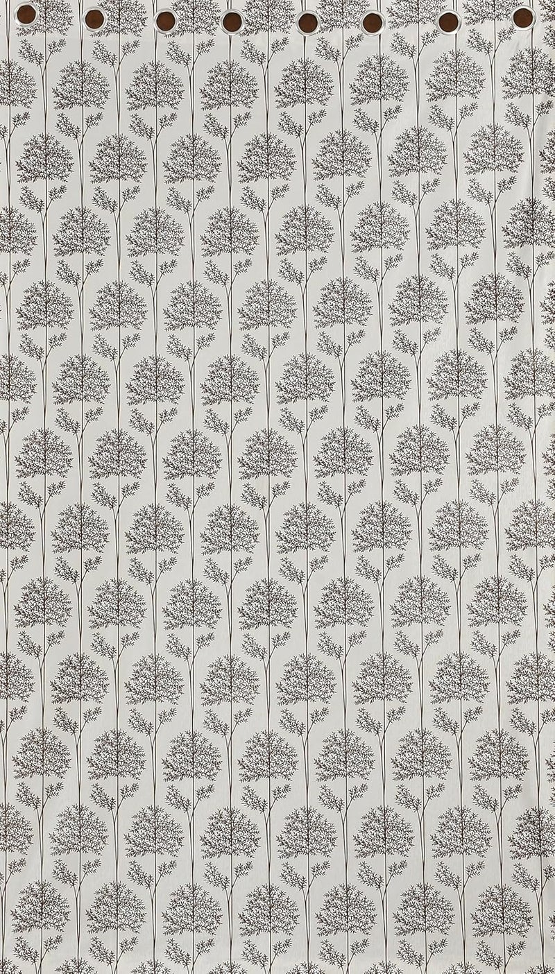 Waco Creation Polyester Carnival Leaf Pattern Digital Printed Curtain for Door 4 X 7 Feet Home and Office Living Room and Kitchen Hall Set of 2 Pc Coffee