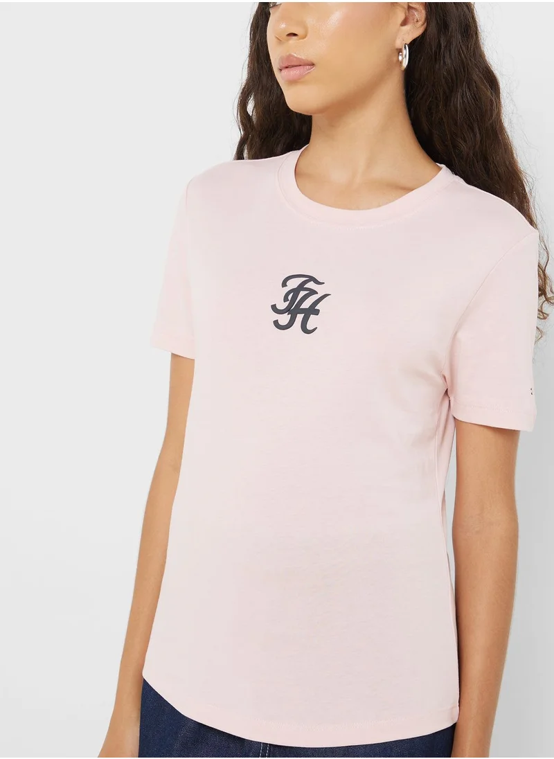 TOMMY HILFIGER Crew Neck Logo T-Shirt
