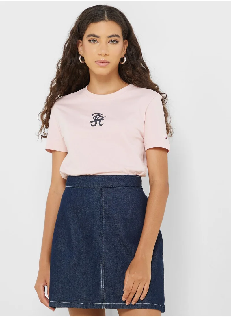 TOMMY HILFIGER Crew Neck Logo T-Shirt
