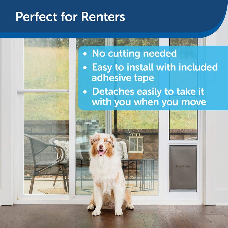 PetSafe Sliding Glass Pet Door Security Bar - Easy to Install - Lock Your Sliding Glass Dog Door - Compatible with PetSafe Sliding Glass Pet Doors - for Sliding Glass Doors up to 72” Wide - Image 3