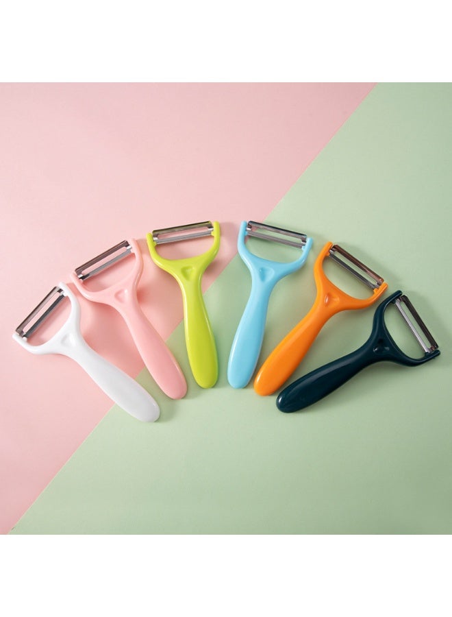 Stainless Steel Potato Vegetable & Fruit Peeler Rust Resistant Imported Assorted Colors 2 Pieces - Image 1