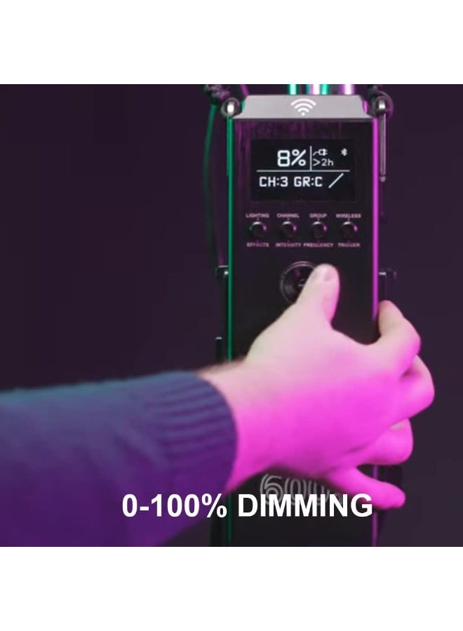 Aputure LS 600d V Mount LED Video Light with High Output Daylight CRI 96 TLCI 96 Bluetooth App Control 8 FX Lighting for YouTube Studio Video Recording Streaming and Content Creation - Image 5