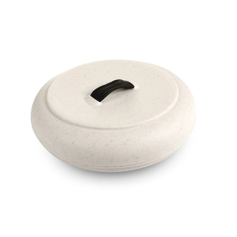 Dexas Durable Microwavable Tortilla Warmer XL 95 Inches Natural Oat Color Perfect for Warming Bread Pancakes Cornbread Food Warmers