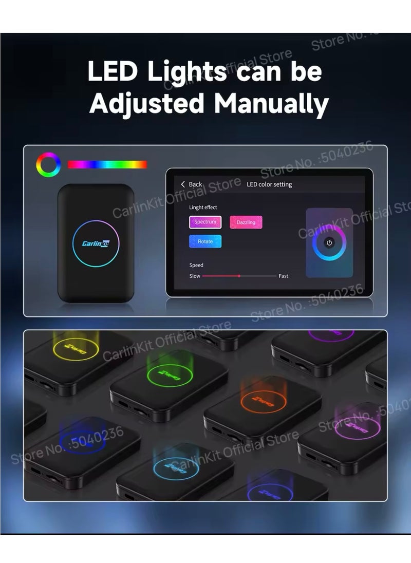 Carlinkit - CarlinKit AIBOX-Lite TBox Adapter, Supports RAM2G+ROM32G Android System/Wireless CarPlay/Wireless Android Autofor Cars with Wired CarPlay/Android Car Wired - Image 1