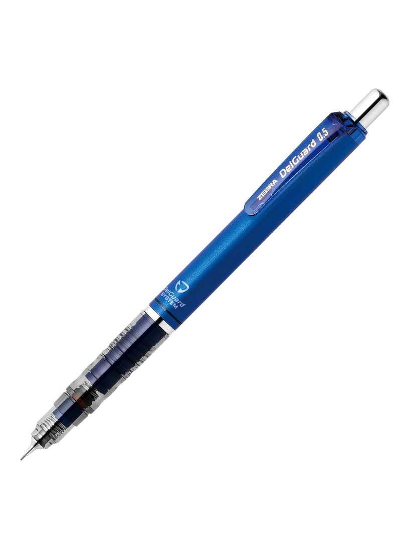 ZEBRA Zebra DelGuard 05mm Lead Mechanical Pencil Blue Body PMA85BL  - Image 1