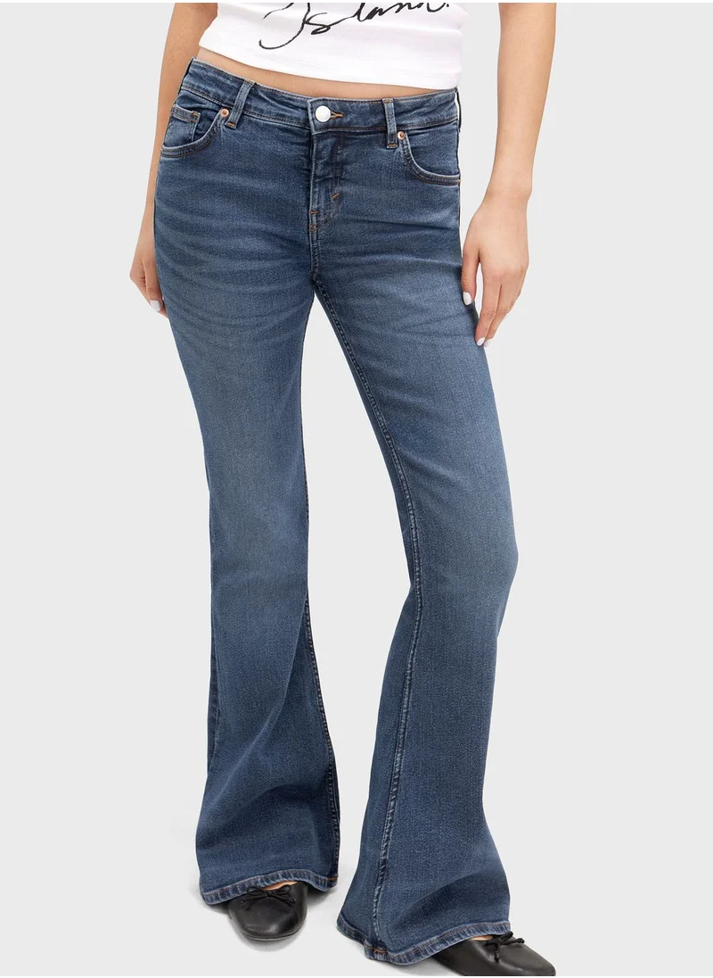 مونكي Flared High Waist Jeans