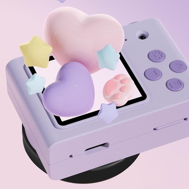 20MP Compact Digital Camera With Front Rear Switch And Lanyard For Kids Teens Adults - Image 4