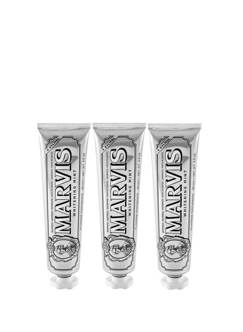 Marvis Whitening Mint Toothpaste Bundle (3x85ml)