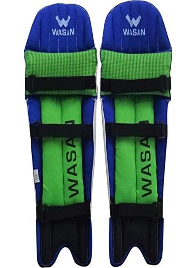 WASAN Cricket Batting Legguard Pads and Cricket Batting Gloves Set(7-10 Years) PVC, Size Small Boy,1 Pair White - Image 3