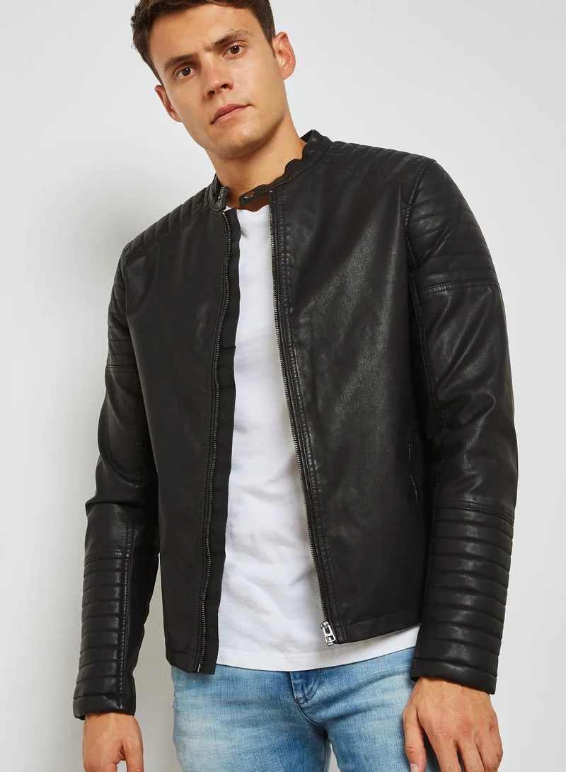 JACK & JONES Punch Biker Jacket
