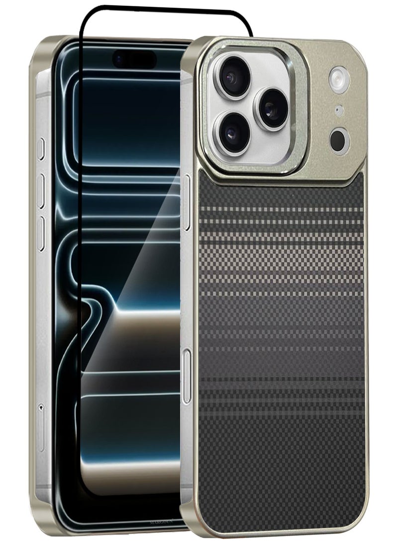 CATANES 2 Packs Magnetic MagSafe Case Cover for Apple iPhone 17 Pro - Ultra Slim Strong Protection Cover - Screen and Camera Guard - with 3D Screen Protector - Graphite Gradient Stripe Colour - Image 1