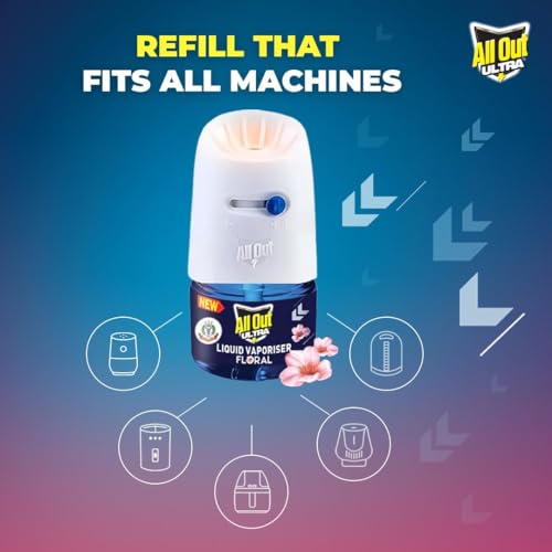All Out Ultra Power+ Floral Fragrance (Single Refill) 45ML - Image 3