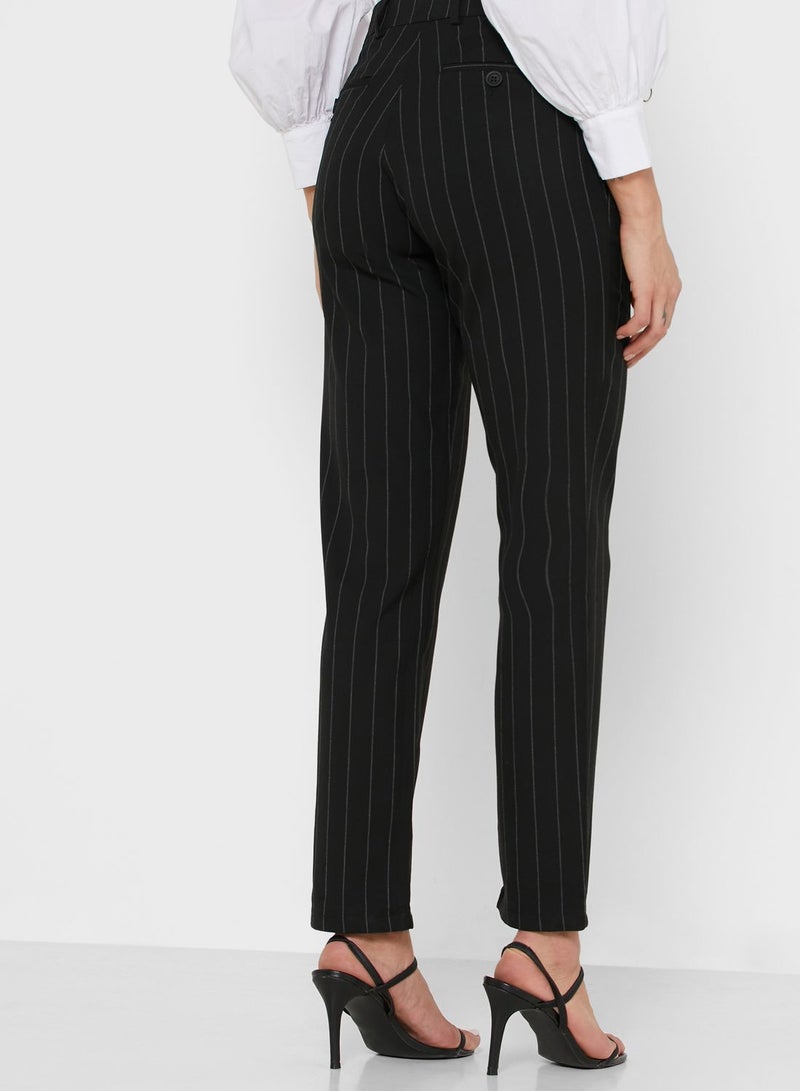 trendyol Striped Slim Fit Chinos - Image 2