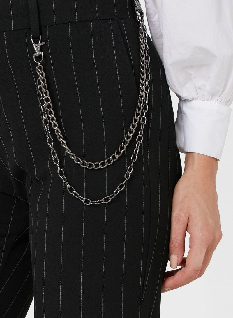 trendyol Striped Slim Fit Chinos - Image 3