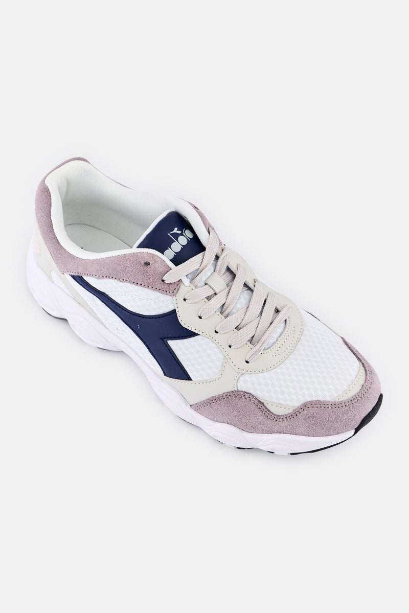 DIADORA Men Brand Logo Lace Up Running Shoes, Multicolor  - Image 1