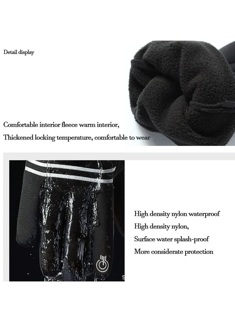 CMGTYYD Winter Gloves, Men's And Women's Touch Screen Anti-Slip And Freezing Gloves Waterproof Windproof And Warm Gloves, Suitable For Driving/Cycling/Hiking/Skating In Cold Weather  - Image 5