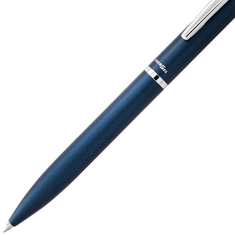 Pentel EnerGel Style Gel Pen, (0.7mm) Medium Line, Navy - BL2007CABX (Ink Color- Black) - Image 3