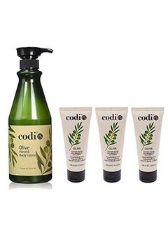 CODi Odi Olive Hand And Body Lotion Big And 3 Small Kit 750Ml/25Oz + 3.3Oz/100Ml (Kit Of 4)  - Image 2