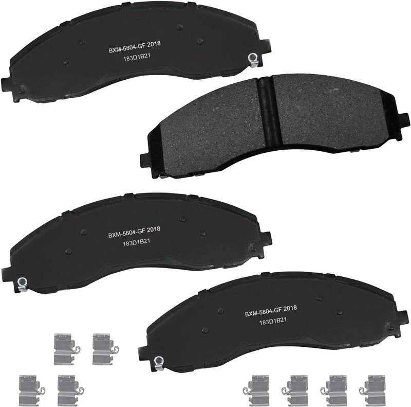 Bendix Premium SBM2018 Semi-Metallic Brake Pads for Ford F-450 Super Duty 2024-2017, F-550 Super Duty 2024-2017, F-600 Super Duty 2022-2020 - Image 1