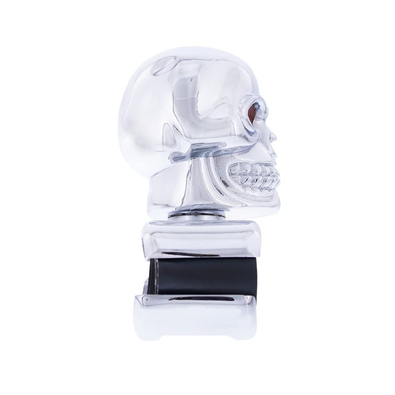 United Pacific Chrome Die Cast Skull Steering Wheel Spinner Suicide Knob/Universal Bracket (70113) - Image 4