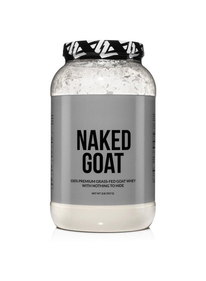 NAKED nutrition Naked Goat - Pasture Fed Goat Whey Protein Powder from Small-Herd Wisconsin Dairies, 2Lb Bulk, GMO Free, Soy Free. Easy to Digest - All Natural - 23 Grams of Protein - 30 Servings - Image 1