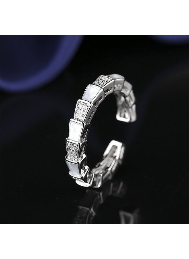 Beyond Cross knot Ring, Anti Fading Titanium Ruby Ring, Luxury Ring for Women and Men (Silver)  - Image 3