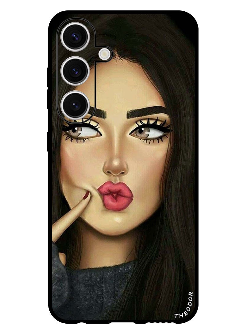 Theodor Protective Case Anti Scratch Shock Proof Bumper Cover For Samsung Galaxy S24 Plus Dimple Girl - Image 1