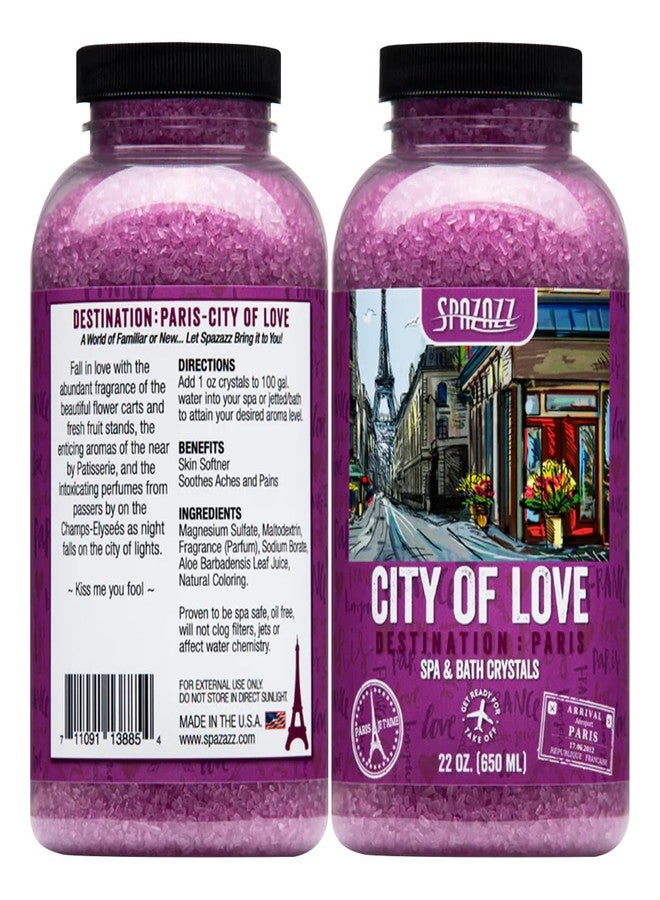Spazazz SPZ-301 Paris City of Love Destination Crystals Container, 22 oz. - Image 2