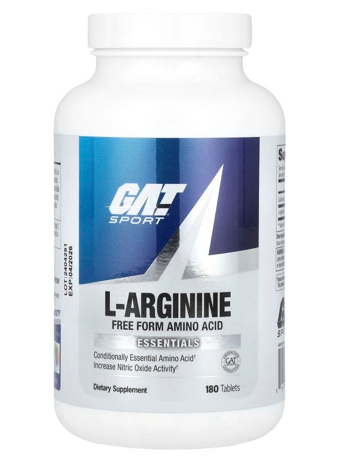 GAT LArginine 180 Tablets 