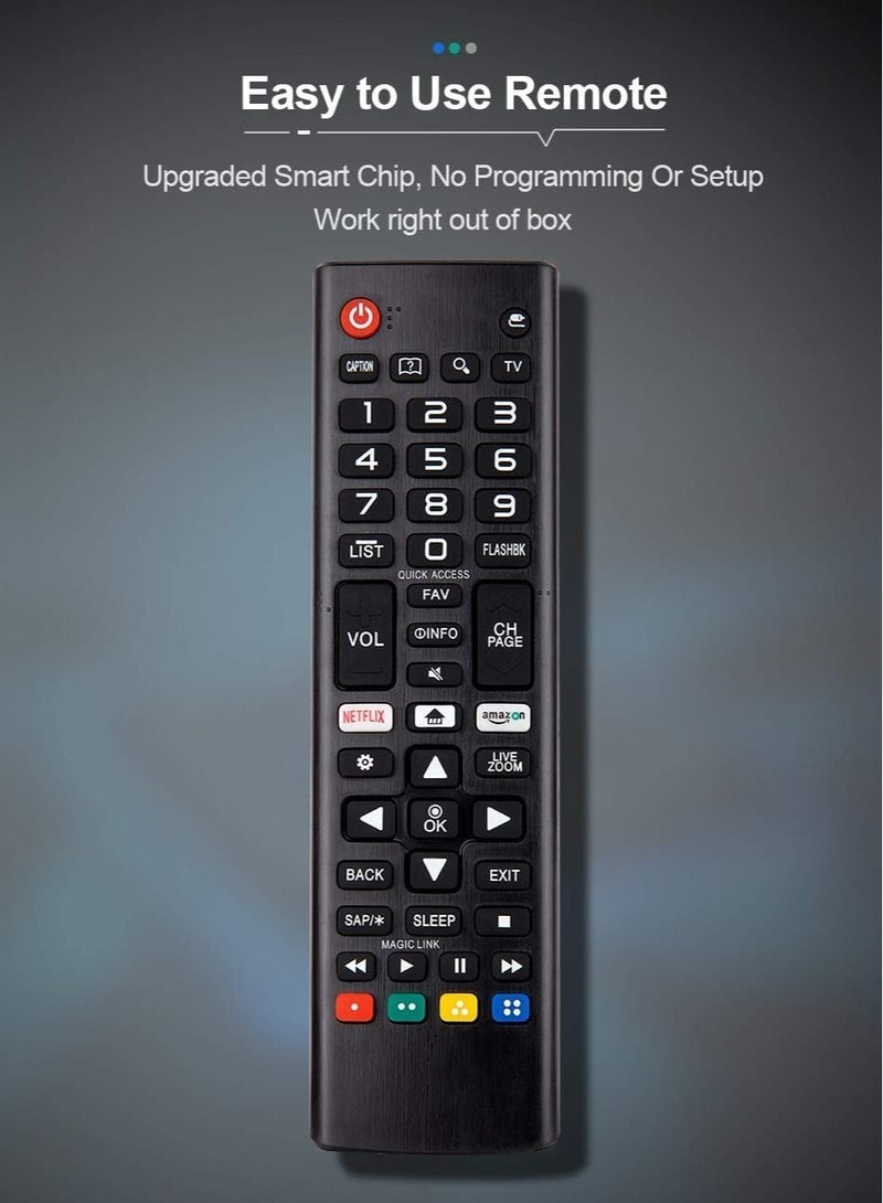 PopZa Universal Remote Control for All LG Smart TV LCD LED OLED UHD HDTV Plasma Magic 3D 4K Webos TVs AKB75095307 AKB75375604 AKB75675304 AKB74915305 AKB76037601 AKB75675313 AKB75855501 - Image 3