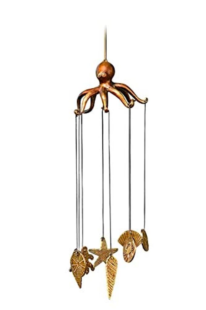 SPI Home Octopus and Seashell Aluminum Windchime - Image 1