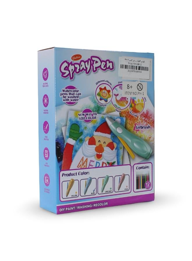 OKO Electric Spray Pen Art Set – Creative Airbrush Coloring Kit - Image 2