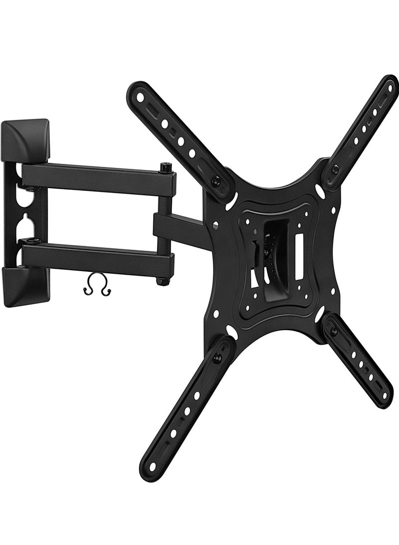 Full Motion TV Wall Mount Monitor Wall Bracket with Swivel & Articulating Tilt Arm, Fits up to 55 Inch Lcd Led Oled Flat Screens up to 66 lbs/Vesa 400x400 - Image 1