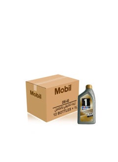 Mobil Mobil 1 0W-40 Fully Synthetic Motor Oil | Professional Performance for Gasoline & Diesel Engines / (6 x 1L Bottles) & (12L Carton)  - Image 3