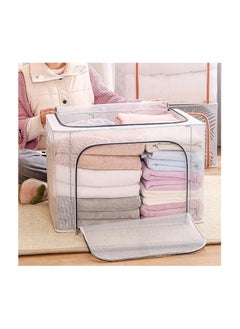 Generic Transparent storage box with a metal base - durable and elegant, with a capacity of 66 litres AB  - Image 3