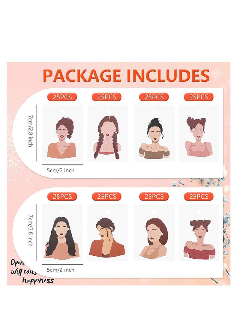 Excefore 200 Pieces Of Earring Cards, Earring Clip Cards, Necklace Display Cards For Earrings, Necklaces, And Jewelry Packaging - Image 1