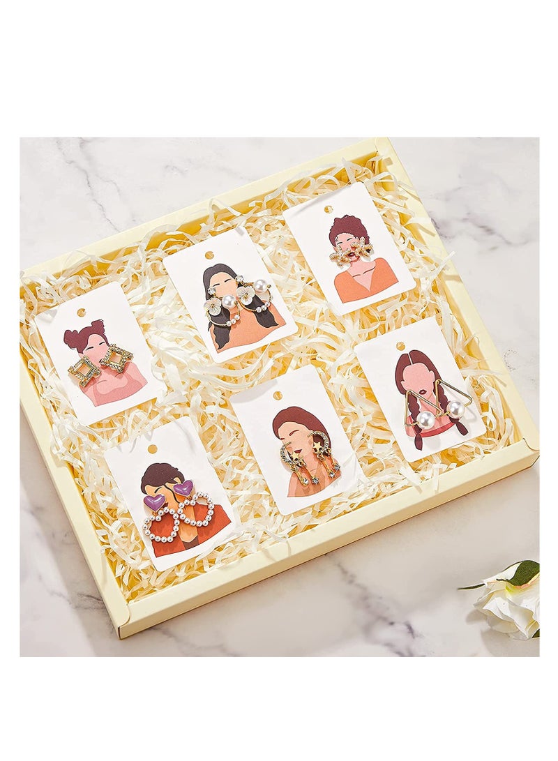 Excefore 200 Pieces Of Earring Cards, Earring Clip Cards, Necklace Display Cards For Earrings, Necklaces, And Jewelry Packaging - Image 3