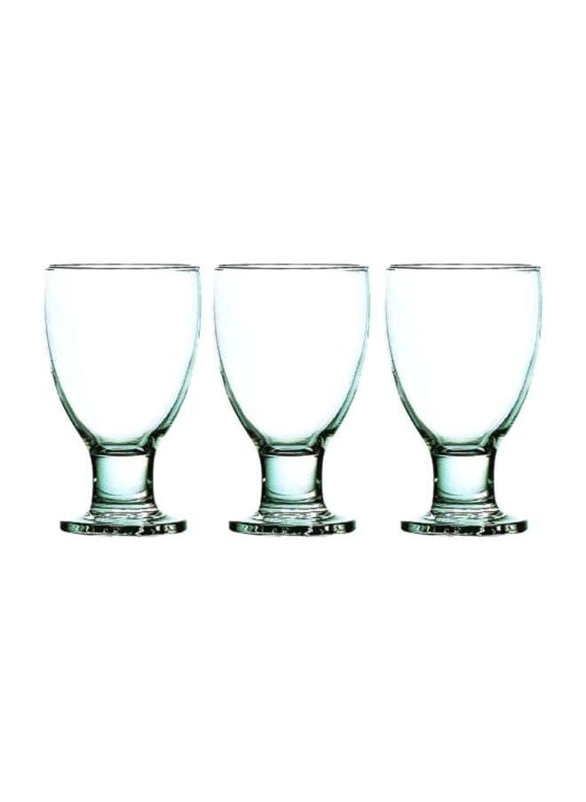 Bormioli Rocco Rocco 3Piece Goblet Glass Set Clear 