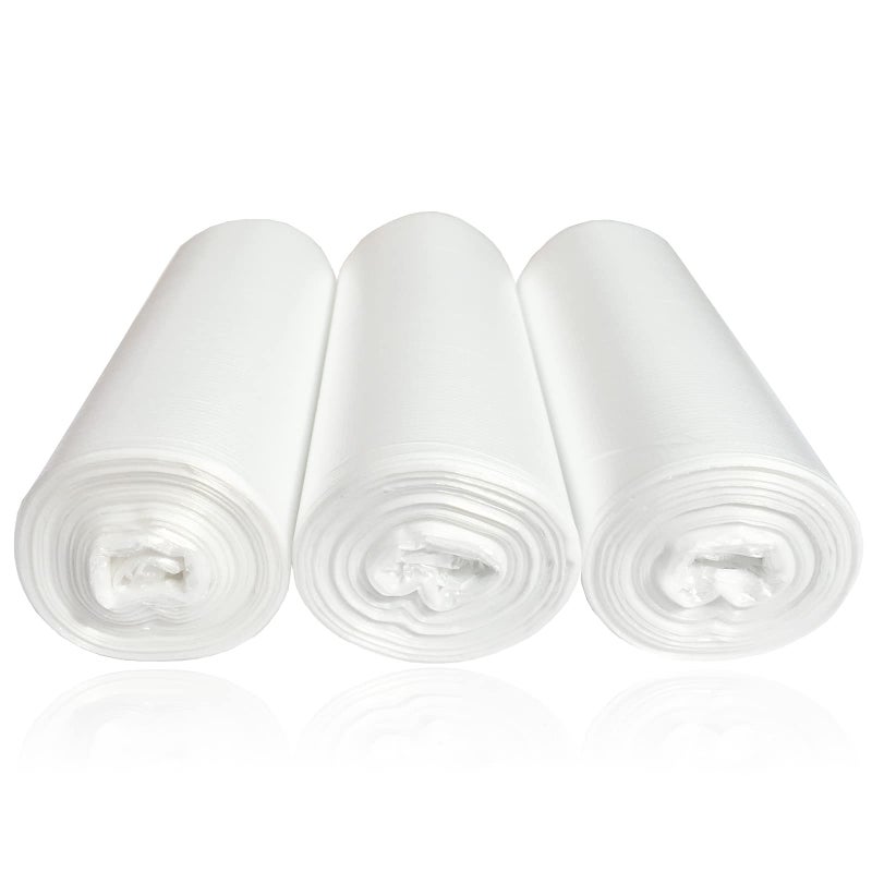 SOSOHOME 6 Gallon Trash Bags Small Garbage Bags Fits 56 Gallon Bins Clear Wastebasket Trash Liners 75 Counts