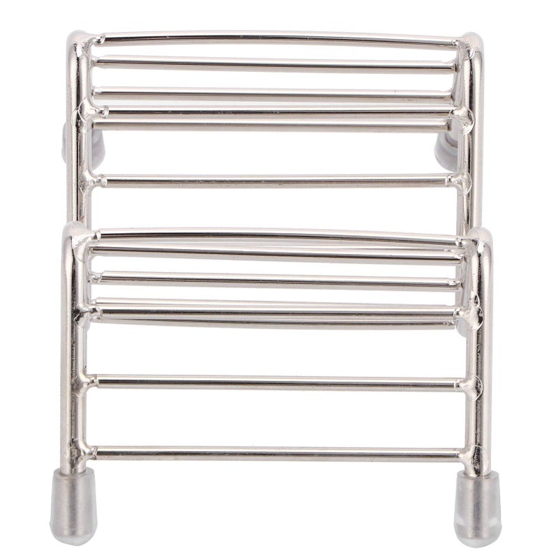 Stainless Steel Taco Holder And Pancake Stand Tray 1 2 Grid For Home Kitchen Restaurant - Image 5