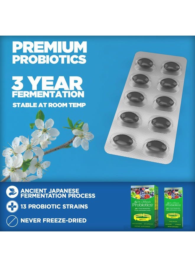 essential formulas Dr. Ohhira's Probiotics, Daily, Original 60 Caps with Bonus 10 Capsule Travel Pack, No Refrigeration, Non-GMO - Image 3