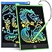 TECJOE LCD Writing Tablet 85 Inch 2 Pack Colorful Doodle Board Drawing Tablet for Kids Kids Travel Games Activity Learning Toys Birthday Gifts for 3 4 5 6 Year Old Boys and Girls Blue Green - Image 3