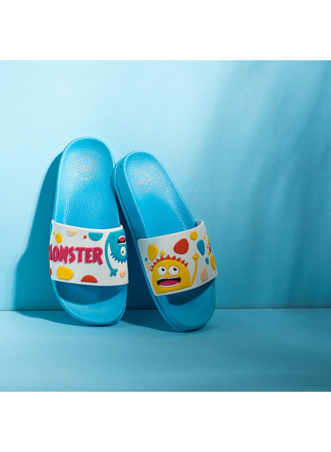 CUBS Print Everyday Wear Eco-Friendly Pvc Slides For Kids Lightweight Easy To Wash And Anti-Slip Soles - Image 4