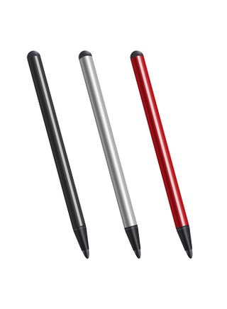 [حزمة من 3 قطع] قلم شاشة لمس 2 في 1 للهاتف، قلم شاشة مزدوج الوظائف لأجهزة Apple iPhone 17 16 15 14 13 12 11 Pro Max X Samsung S25 S24 S23 5G Plus Tablets، ولأجهزة iPad Air Pro Mini Tab GPS PDA - view 4