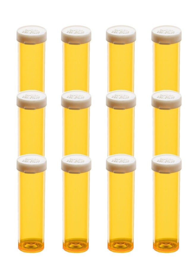 SAMUSLAMCN Pill Bottles with Snap Caps, Not Child Resistant Cap, Prescription Vials - Easy Open - Empty Medicine Plastic Containers for Personal Medication & Pharmacy (30 dram, 12pcs - Image 1