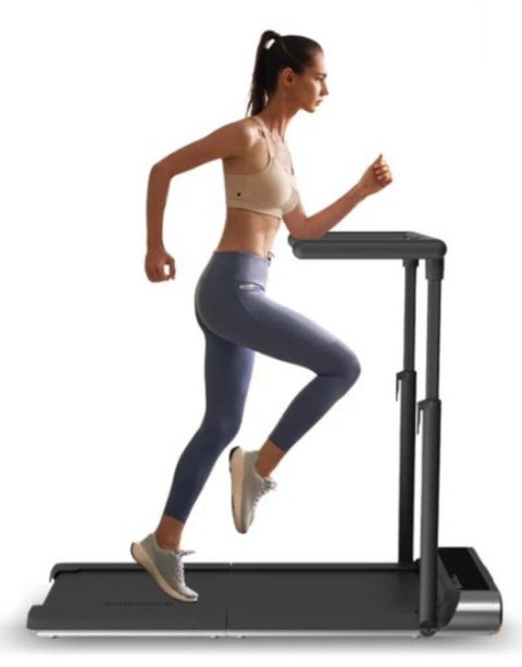 WalkingPad R3 Foldable 3-in-1 Treadmill - 12 km/h Max Speed, 120 kg Capacity, Brushless Silent Motor & Smart App Control, Dual-Folding Running Machine for Home & Office - Black