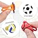 Chalyna 24 Packs Ball Rubber Rings Soccer Football Baseball Basketball Volleyball Beach Ball Cupcake Topper for Kids Party Favors Supplies - Image 4