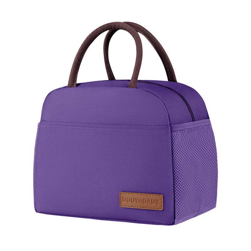 douyadady Lunch Bag Women/Men Lunch Box Women/Men (Dark purple) - Image 1