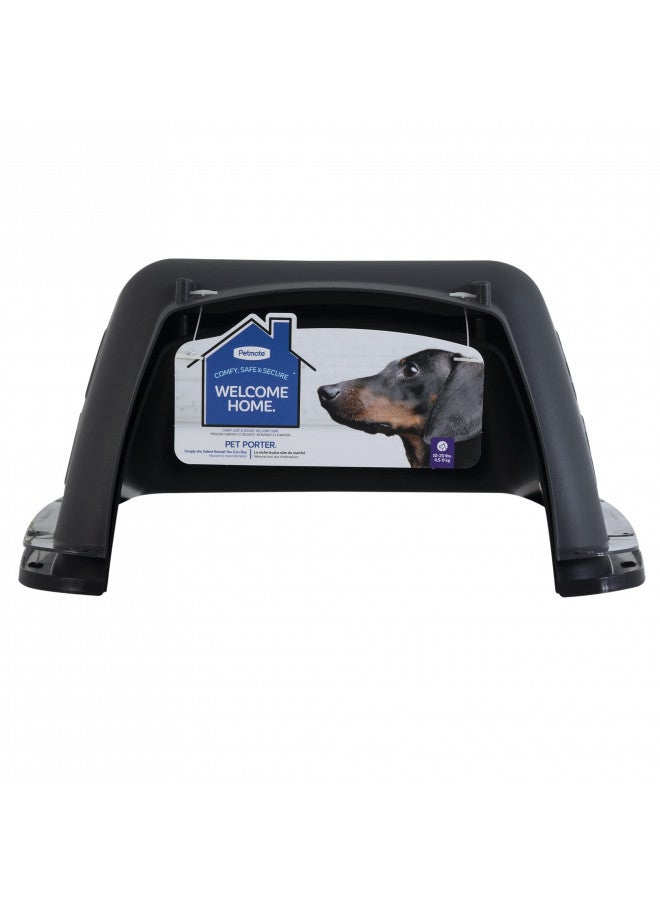 Petmate Pet Porter Dog Kennel 24", Dark Gray & Black, for Pets 15-20lbs, Made in USA - Image 3